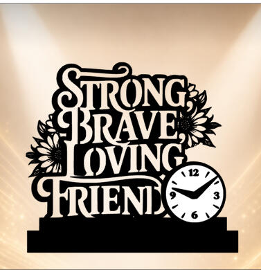 #8 - Friend Wordart -Desk
