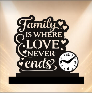 #6 - Family WordArt - Desk